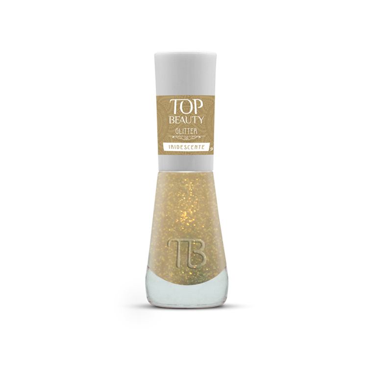 ESMALTE PREMIUM GLITTER IRIDESCENTE TOP BEAUTY