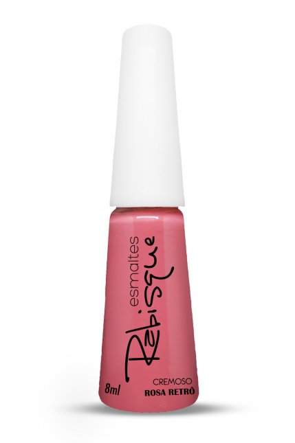 ESMALTE RABISQUE CREMOSO ROSA RETRO C/6 TOP BEAUTY