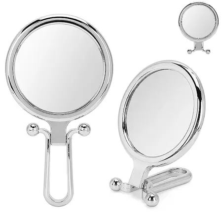 ESPELHO DE MESA DUPLA FACE REDONDO 5X REF 17003 DAFU