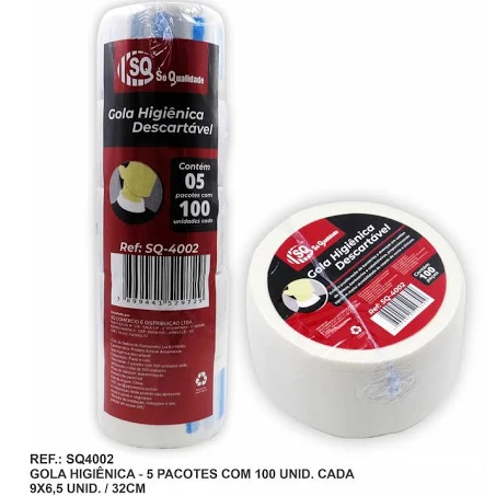 GOLA HIGIENICA DESCARTAVEL C/100 REF.4002 SQ