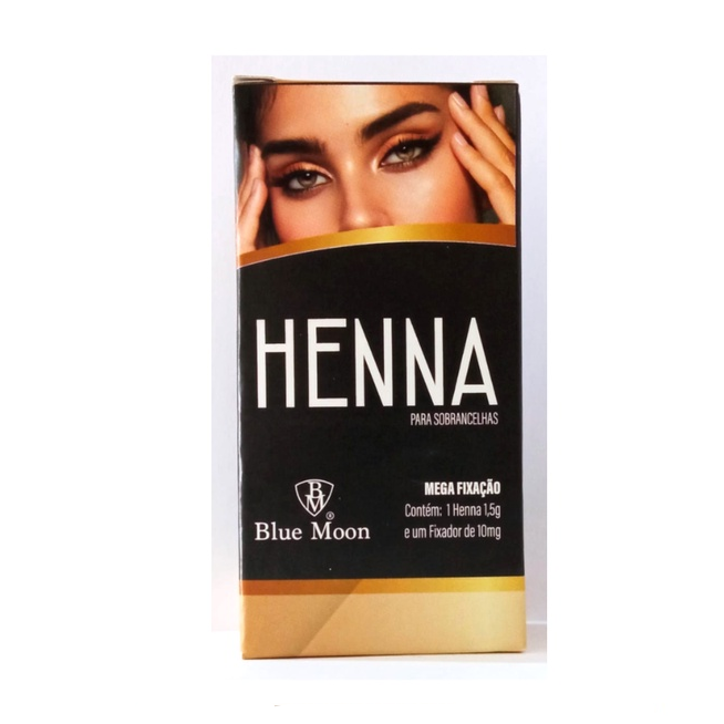 HENNA P/ SOBRANCELHAS CASTANHO CLARO 1,5G BLUE MOON