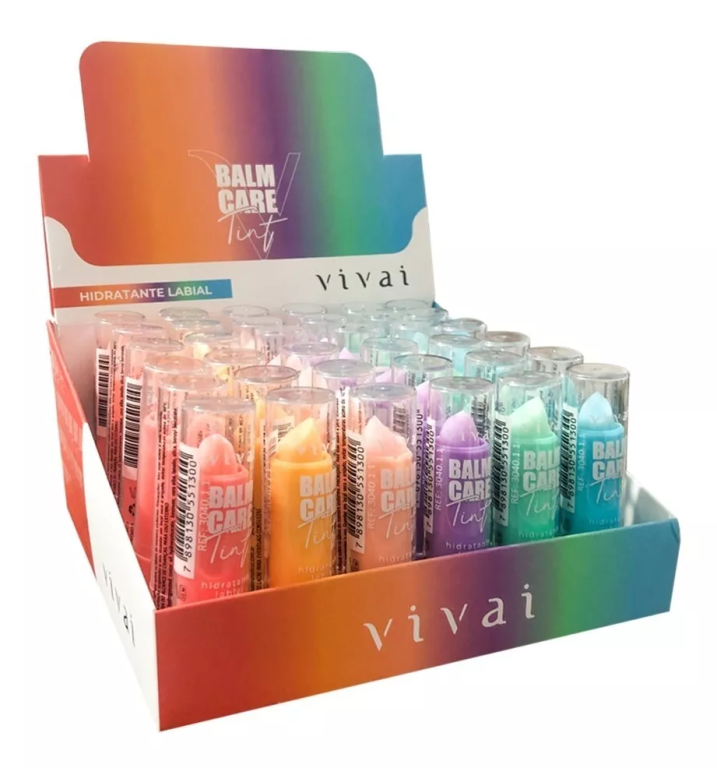 HIDRATANTE LABIAL BALM CARE TINT CX C/36 VIVAI