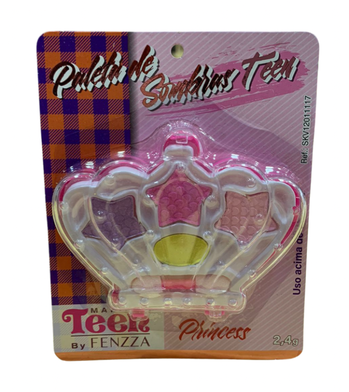 KIT MAQUIAGEM INFANTIL PRINCESS TEEN FENZZA