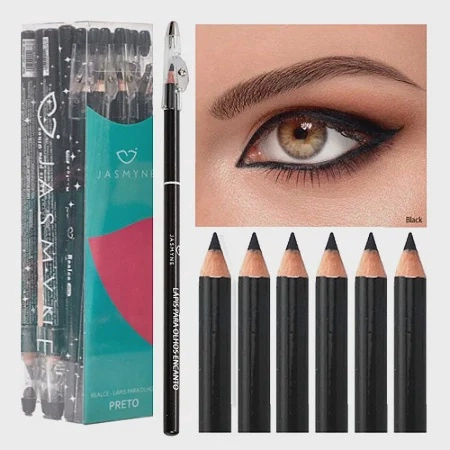 LAPIS C/APONTADOR P/ OLHOS PRETO REALCE JASMYNE
