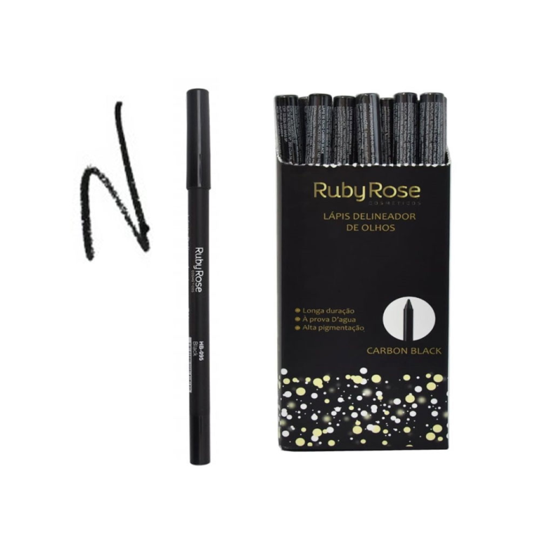 LAPIS DELINEADOR CARBON BLACK HB050 RUBYROSE