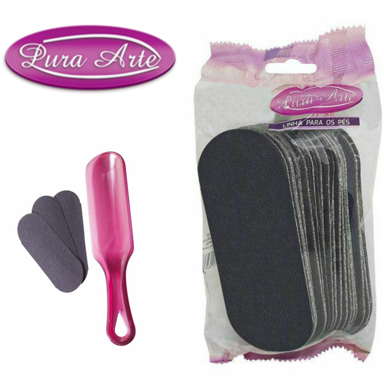 LIXA REFIL PCT C/ 12 PRETA PURA ARTE