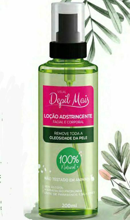 LOCAO ADSTRINGENTE FACIAL E CORPORAL 200ML DEPIL MAIS
