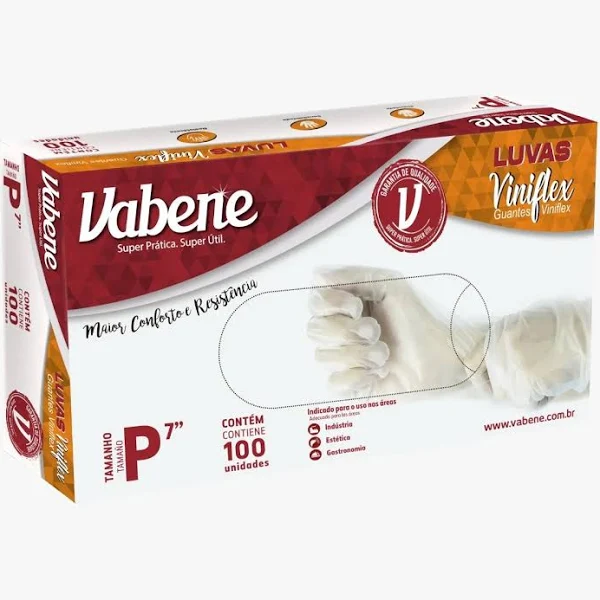 LUVA VINIFLEX TAM P C/100 VABENE