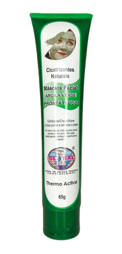 -MASCARA FACIAL ARGILA VERDE A7032 65G GLOBAL