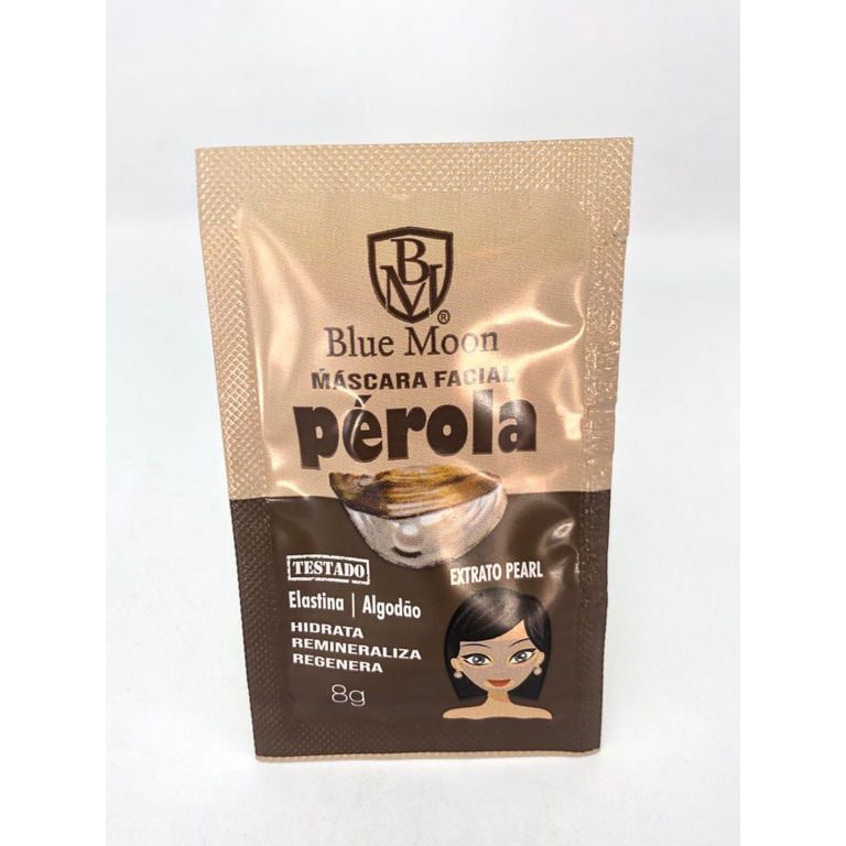 MASCARA FACIAL PEROLA 8G EXTRATO PEARL BLUE MOON