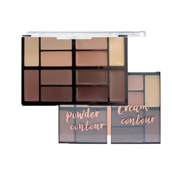 PALETA CONTORNO PO+CREME LOVELY HB-8100 RUBYROSE