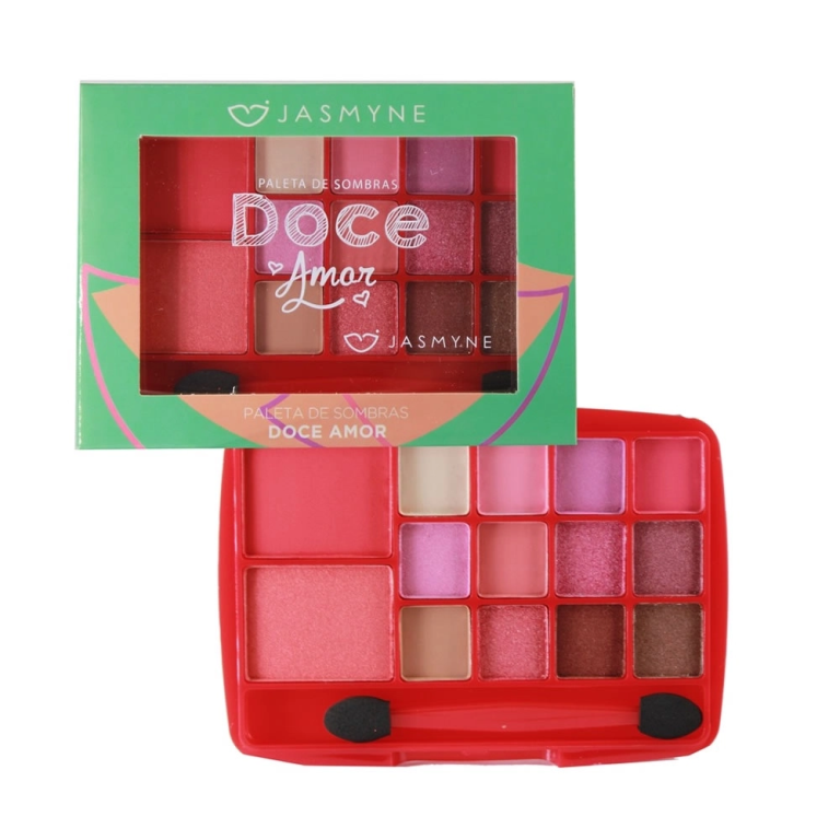 PALETA DE SOMBRA DOCE AMOR CORES A/B JS0802 JASMYNE