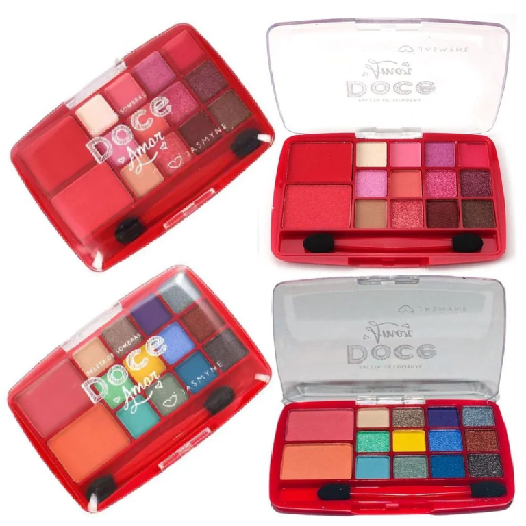 PALETA DE SOMBRA DOCE AMOR CORES A/B JS0802 JASMYNE
