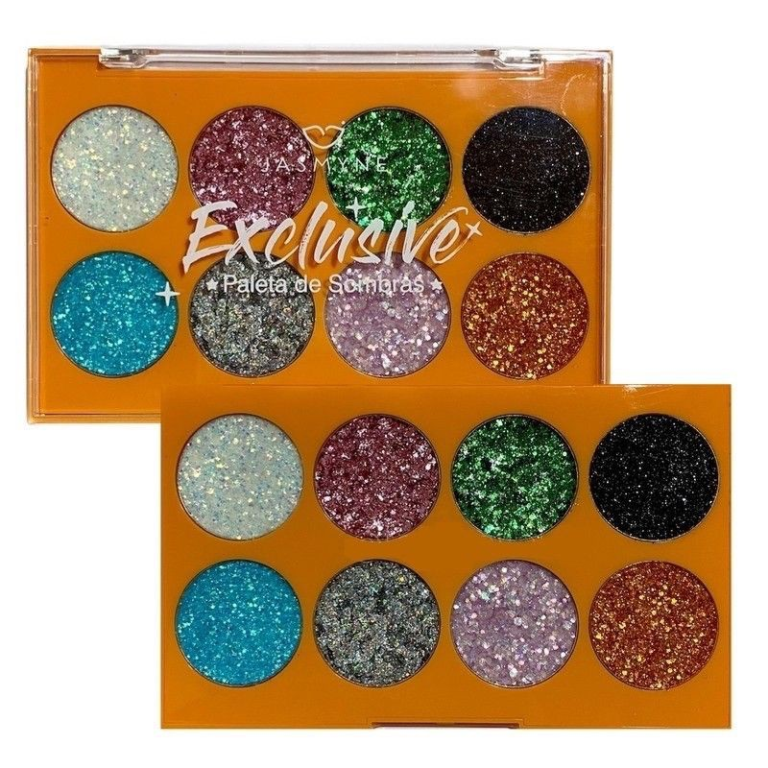 PALETA DE SOMBRA GLITTER EXCLUSIVE JS1058-B JASMYNE