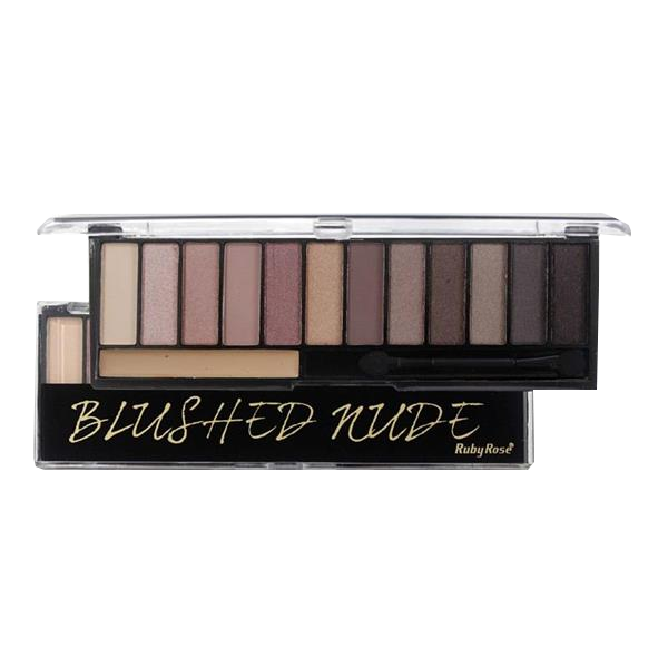 PALETA SOMBRA BLUSHED NUDE HB-9913 RUBYROSE