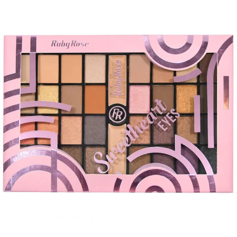 PALETA SOMBRA SWEETHEART EYES HB-9977 RUBYROSE