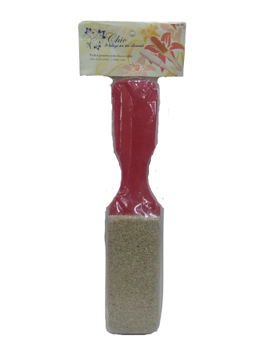 -PEDRA POMES + LIXA C/CABO EVA CHIC