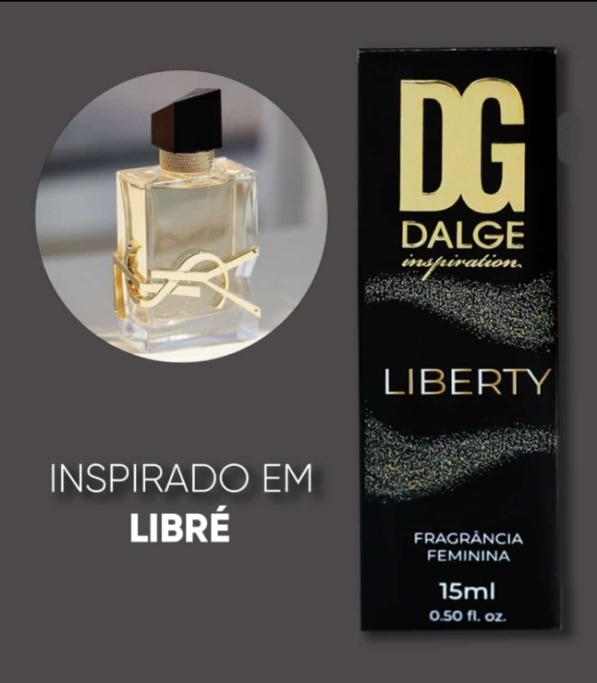 PERFUME DESODORANTE FEM LIBERTY 15ML DALGE