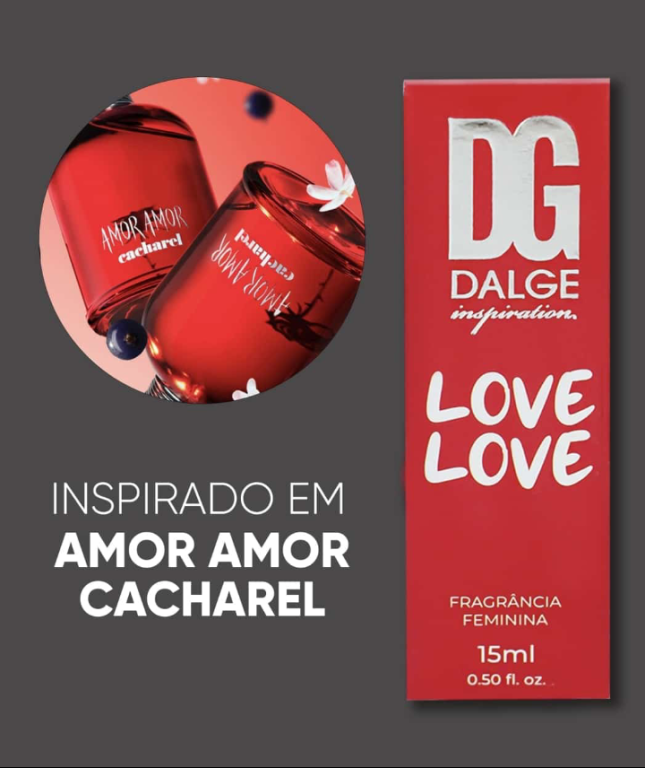 PERFUME DESODORANTE FEM LOVE LOVE 15ML DALGE