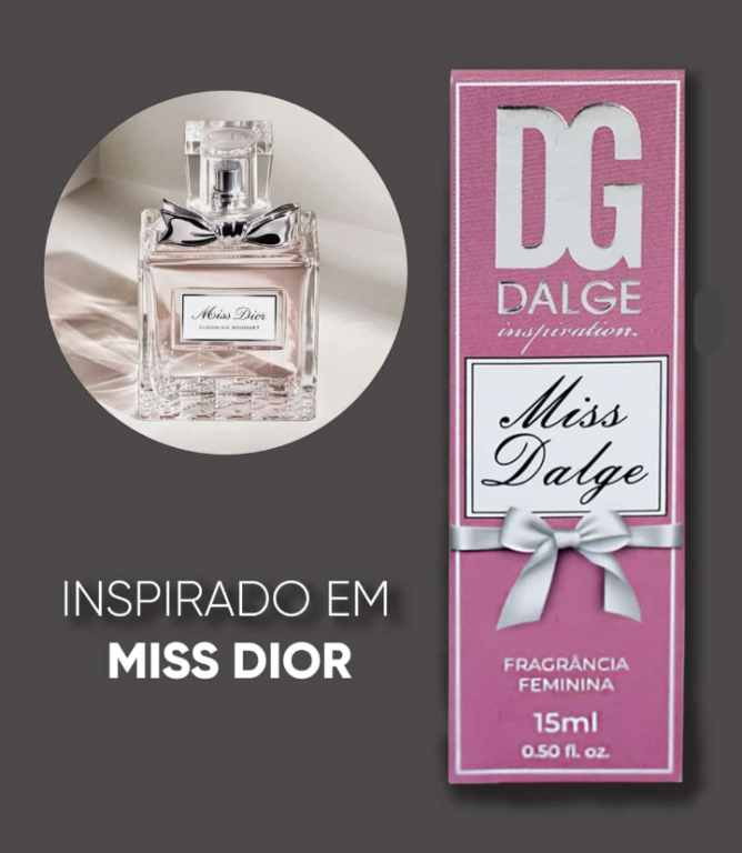 PERFUME DESODORANTE FEM MISS DALGE 15ML DALGE