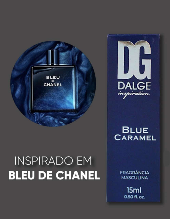 PERFUME DESODORANTE MASC BLUE CARAMEL 15ML DALGE