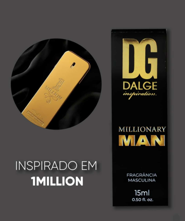 PERFUME DESODORANTE MASC MILLIONARY 15ML DALGE