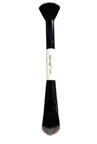 -PINCEL DUPLO P/  BASE E KABUKI RETO D-008 BELLE ANGEL