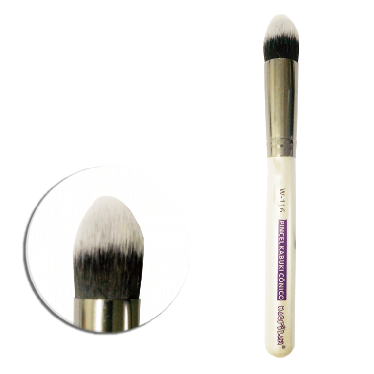 PINCEL KABUKI CONICO P/ BASE W116 MACRILAN
