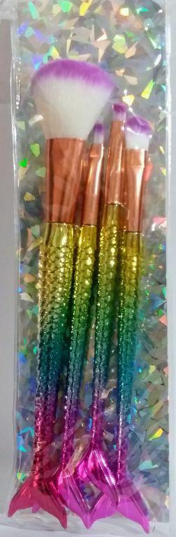 PINCEL P/ MAQUIAGEM KIT C/4 SEREIA CHIC