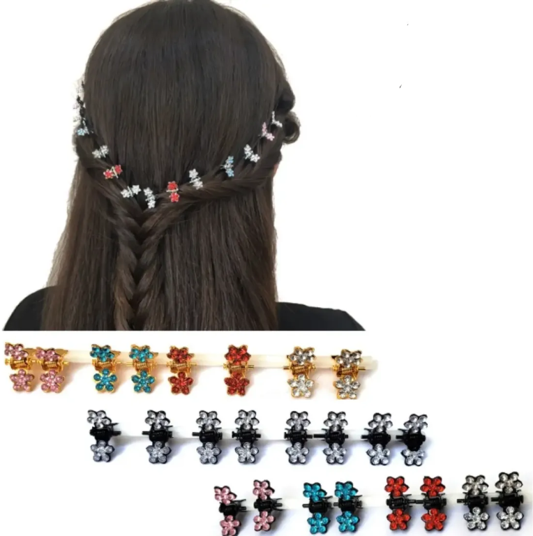 PIRANHA METAL MINI TERERE PRETA/PRATA/OURO/CORES C/8 CHIC