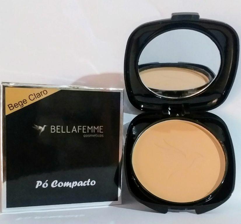 PO COMPACTO BEGE CLARO BF10037A BELLA FEMME
