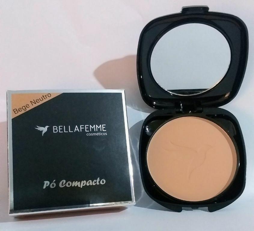 PO COMPACTO BEGE NEUTRO BF10037A BELLA FEMME
