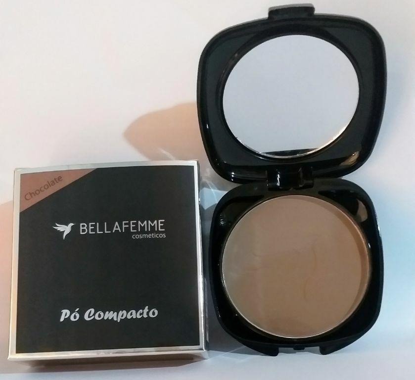 PO COMPACTO CHOCOLATE BF10037B BELLA FEMME