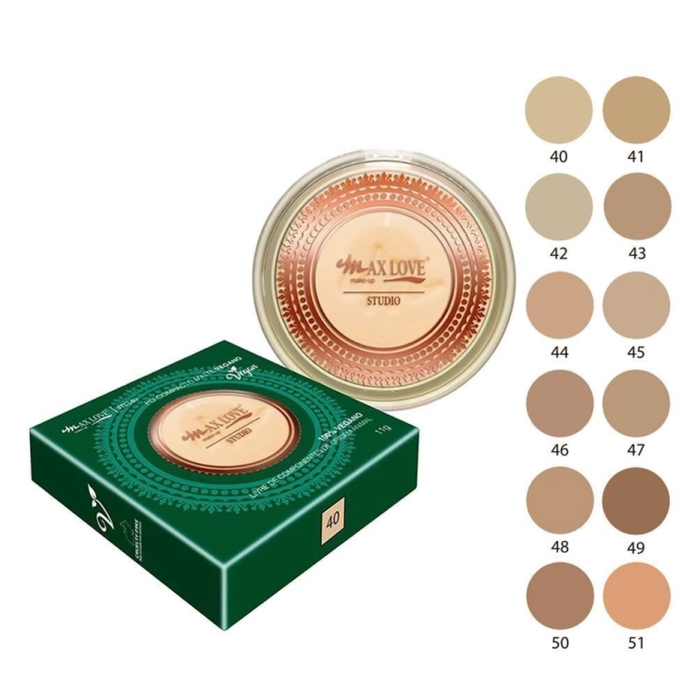 PO COMPACTO MATTE VEGANO COR 50 MAX LOVE