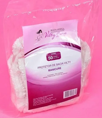 PROTETOR BACIA PEDICURE C/50 VILTY CARE