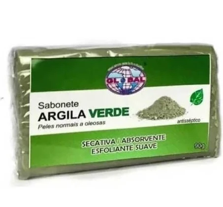 -SABONETE ARGILA VERDE 90G GLOBAL