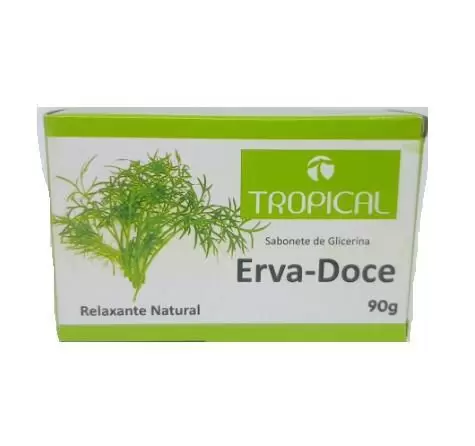 SABONETE ERVA DOCE GLICERINADO 90G TROPICAL