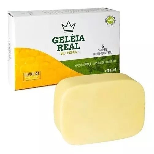 SABONETE GELEIA REAL MEL E PROPOLIS 90G TROPICAL