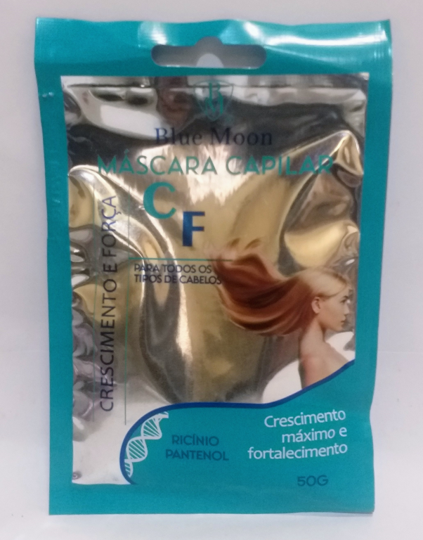 SACHE 50GR MASCARA CRESCIMENTO E FORCA BLUE MOON