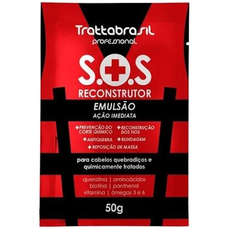 SACHE 50GR MASCARA SOS RECONSTRUTOR TRATTABRASIL