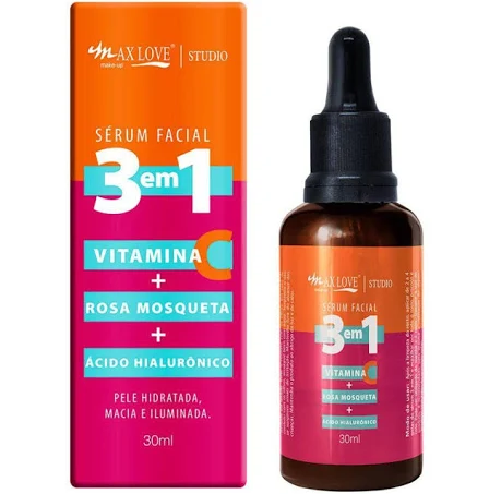 SERUM FACIAL 3 EM 1 30ML MAX LOVE