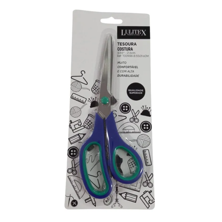 -TESOURA MULTIUSO INOX 21,6CM LULITEX
