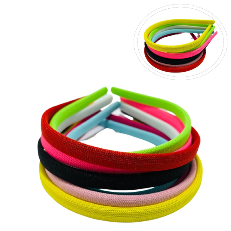 -TIARA C/ FORRO EM TECIDO CORES C/12 CHIC