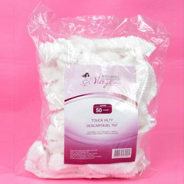 TOUCA DESCARTAVEL TNT C/100 VILTY CARE