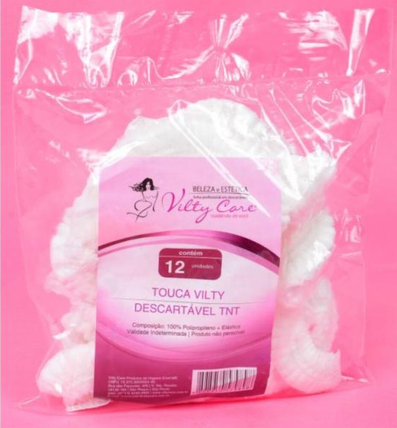TOUCA DESCARTAVEL TNT C/12 VILTY CARE
