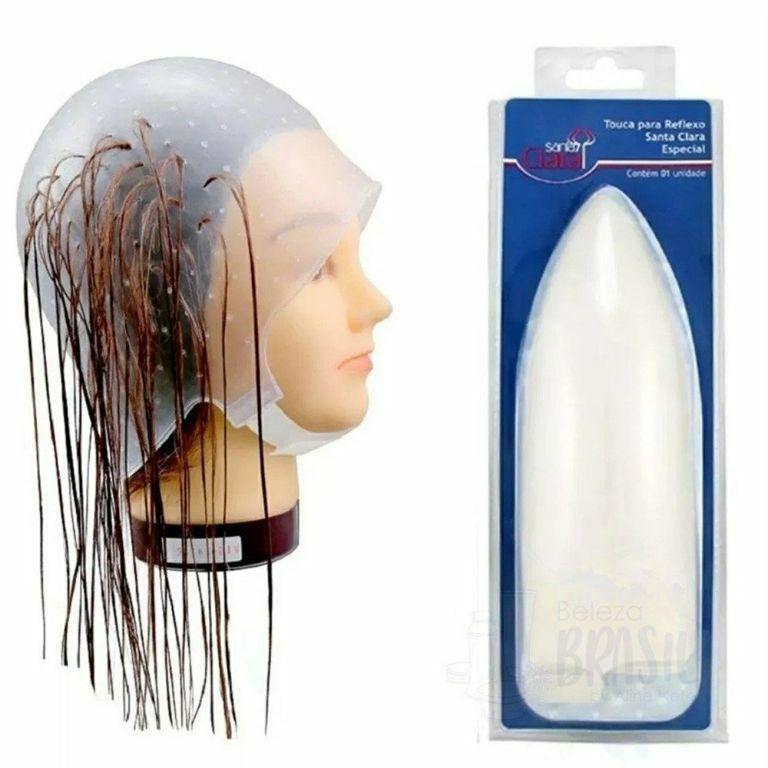 TOUCA P/ MECHAS SILICONE C/ VELCRO SANTA CLARA