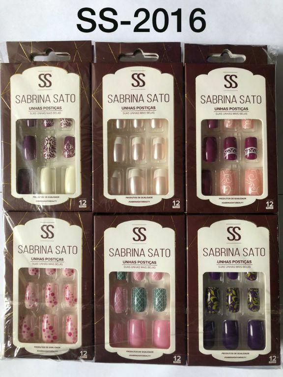 -UNHA POSTICA AUTOCOLANTE DECORADA SS-2016 SABRINA SATO