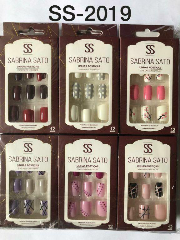 -UNHA POSTICA AUTOCOLANTE DECORADA SS-2019 SABRINA SATO