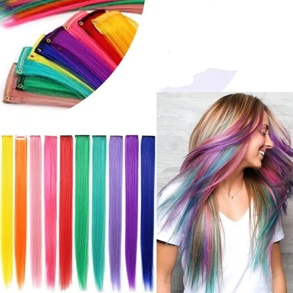 MECHA DE CABELO LISO GRANDE CORES CHIC