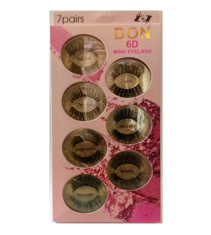 CILIO POSTICO 6D 7 PARES 7P5008 DON BEAUTY